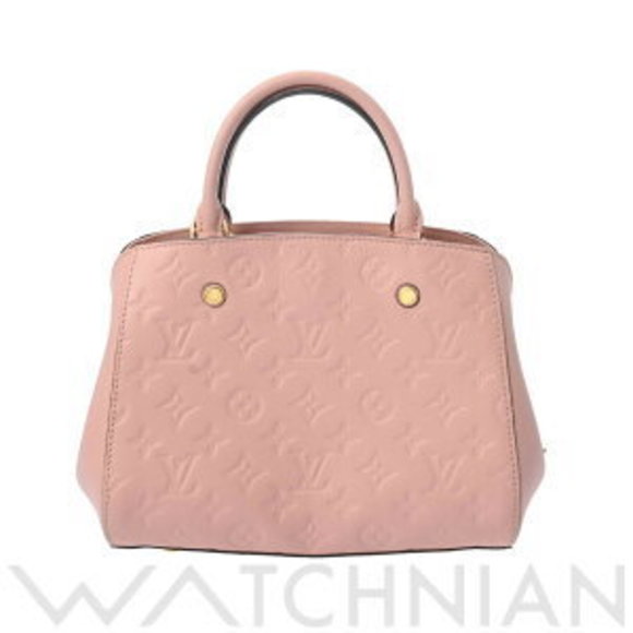Louis Vuitton Empreinte Montaigne Rose Pink Poudre Leather Handbag Bag - Picture 1 of 9
